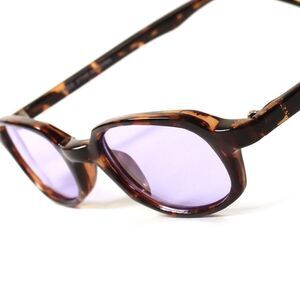 Hipster Vintage Retro Tortoise 80's Mens Womens Small Rectangle Sunglasses E71F